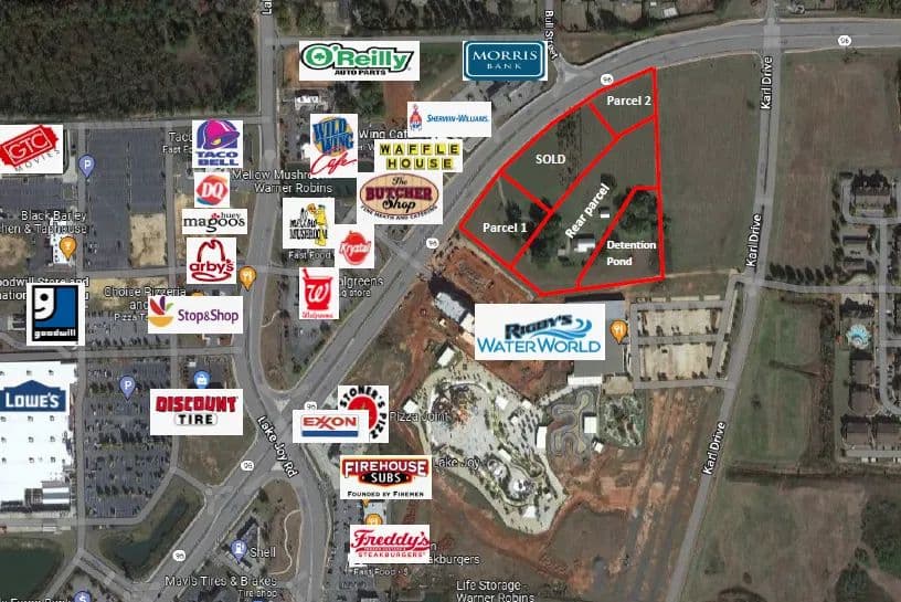 Vacant Land (0-10 Acres) in Warner Robins - Warner Robins, Georgia, 31088