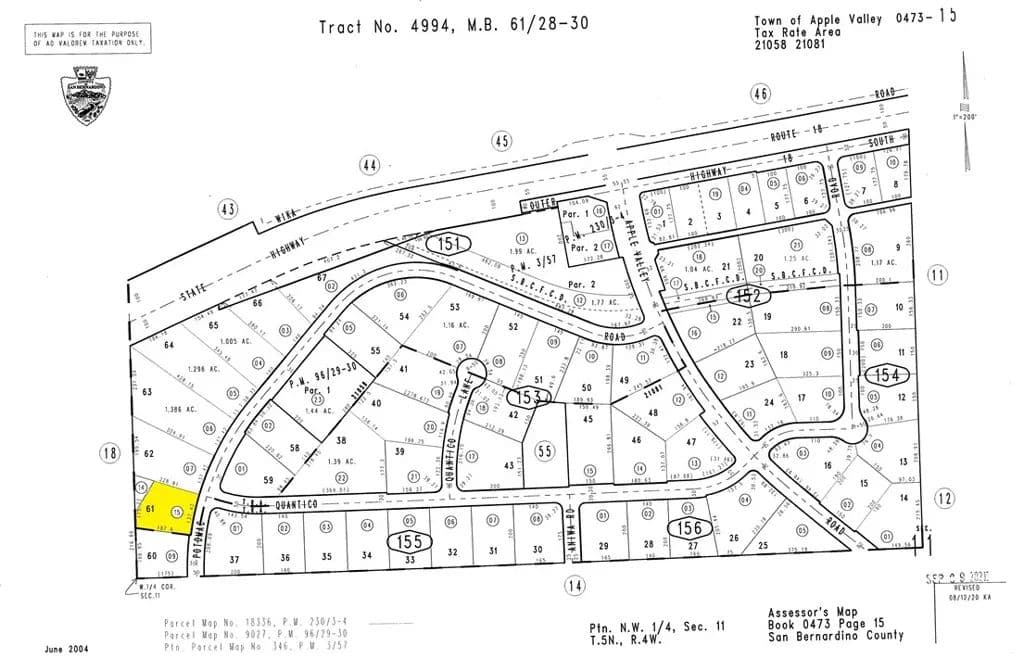 Vacant Land in Apple Valley - Apple Valley, California, 92307