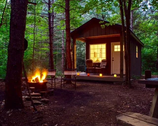 Turnkey Off Grid Cabin Retreat and Established Short Term Rental Opportunity on 18 acres in Pulteney NY 11318 Wisse Rd - Pulteney, New York, 14874