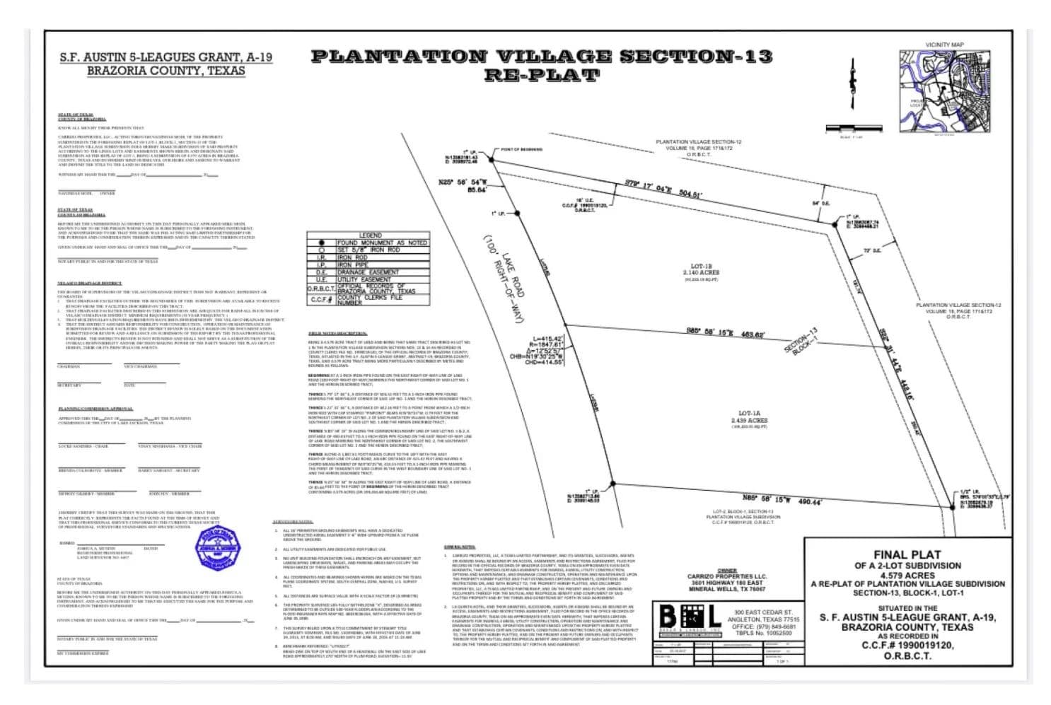 2.44 Acres of Land for Sale in Lake Jackson, Texas - Lake Jackson, Texas, 77566