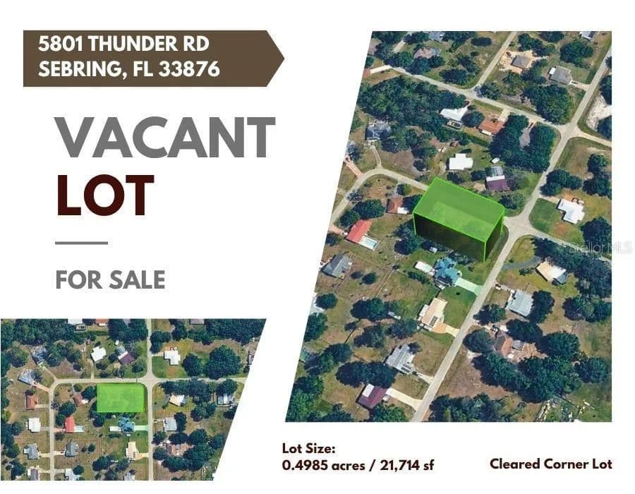 0.5 Acres of Land for Sale in Sebring, Florida - Sebring, Florida, 33876