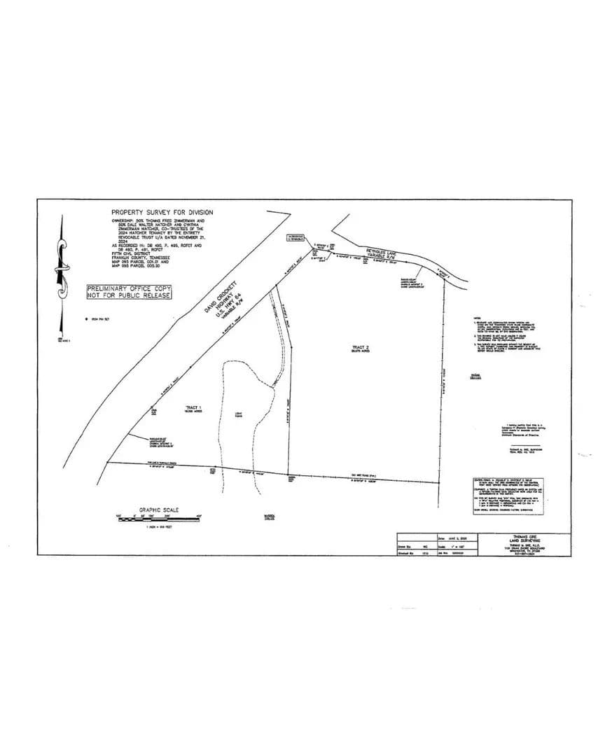 Land -Agricultural (Not Zoned) in Belvidere - Belvidere, Tennessee, 37306