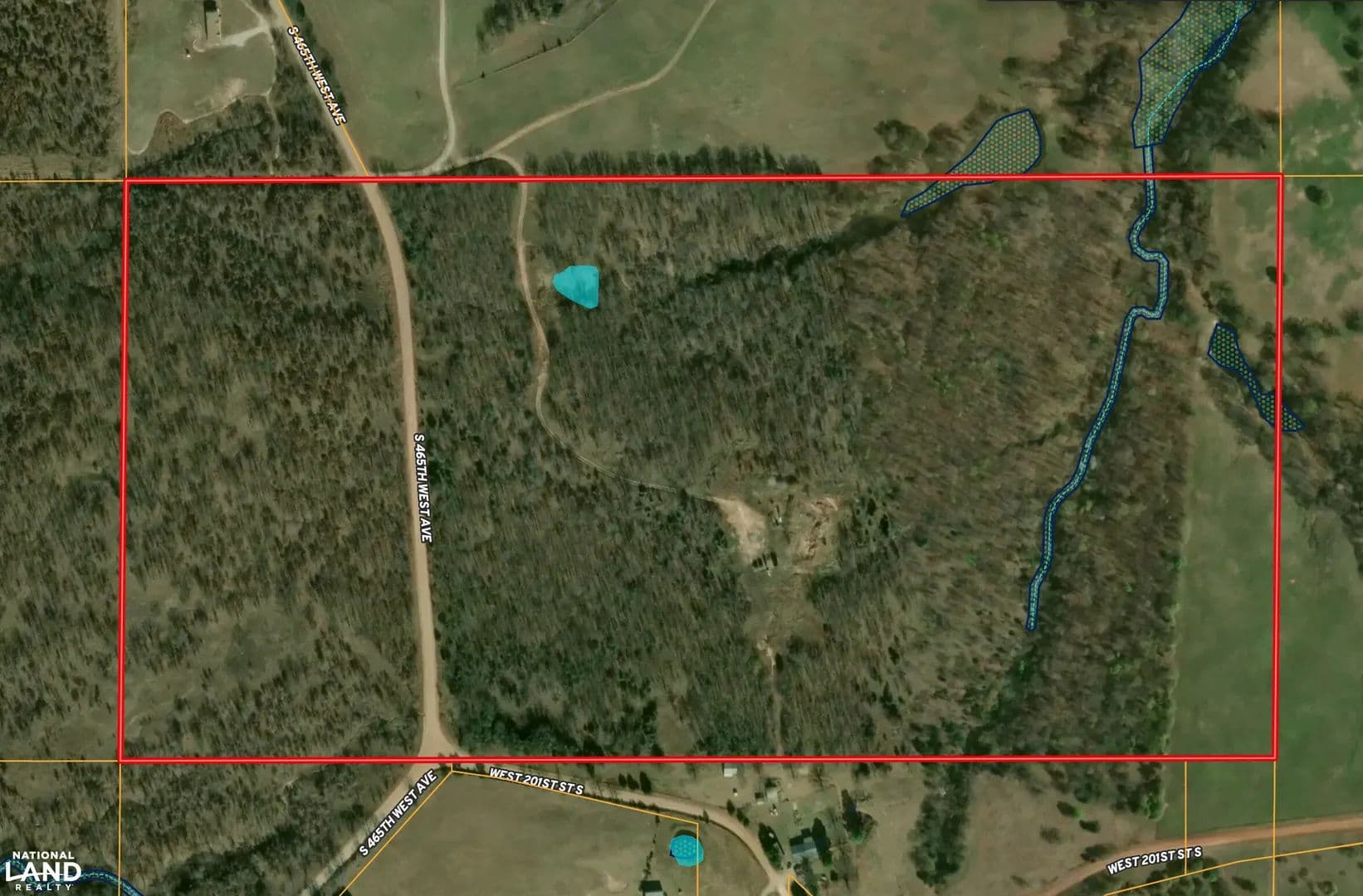 Bristow Hunting Land with Mineral Rights - Bristow, Oklahoma, 74010