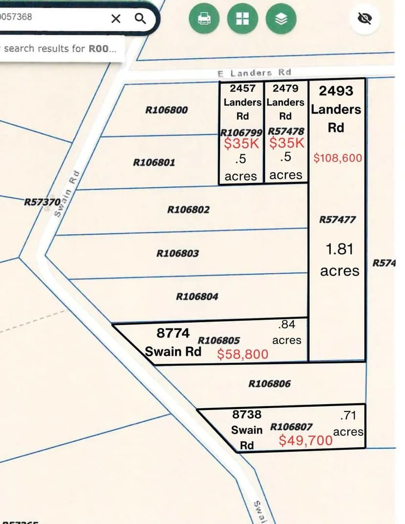 Property from 2479 E Landers Road - KW