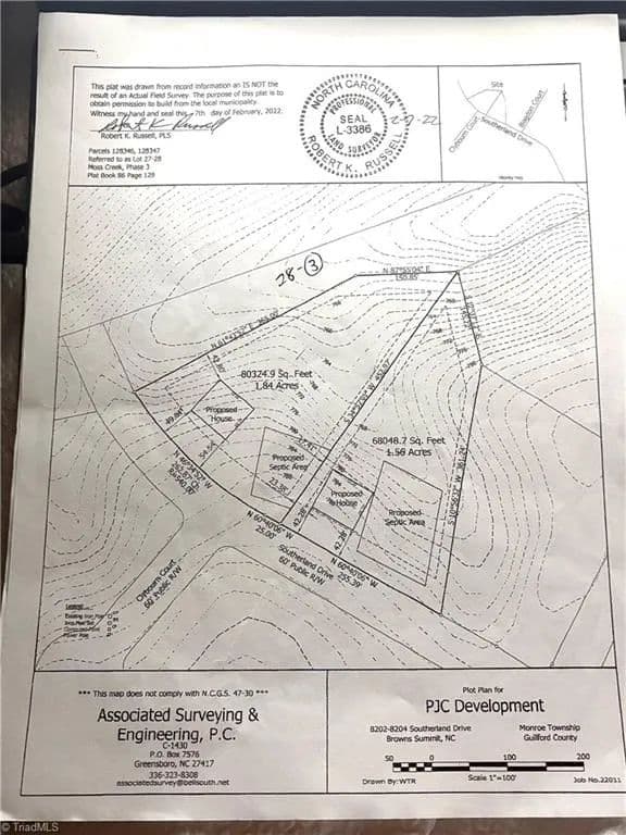 Vacant Land in Browns Summit - Browns Summit, North Carolina, 27214