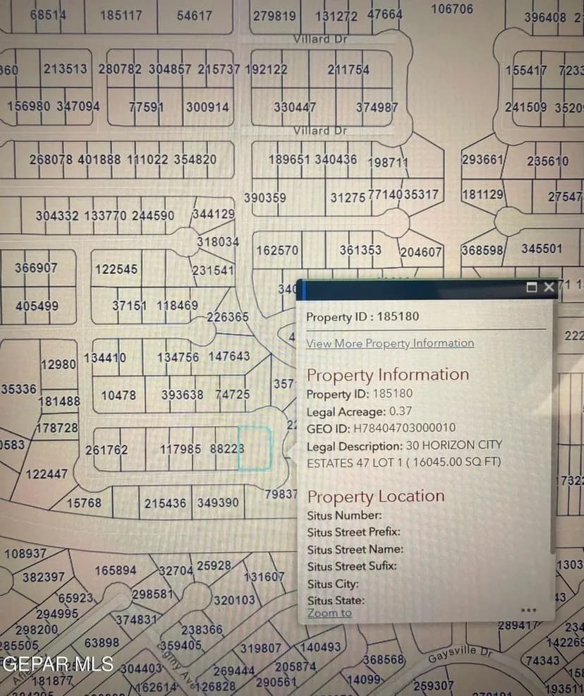 Lots & Land-Other in El Paso