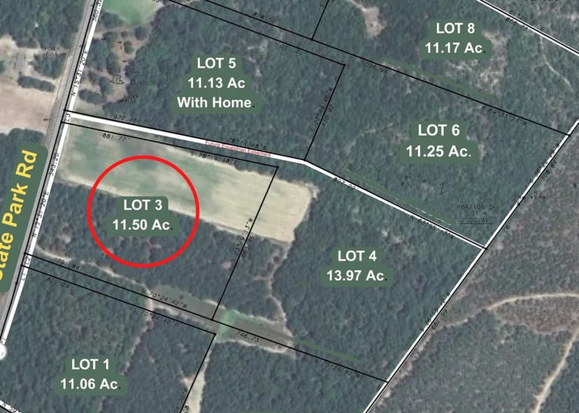 Property from 11.5 Acres State Park Road - KW