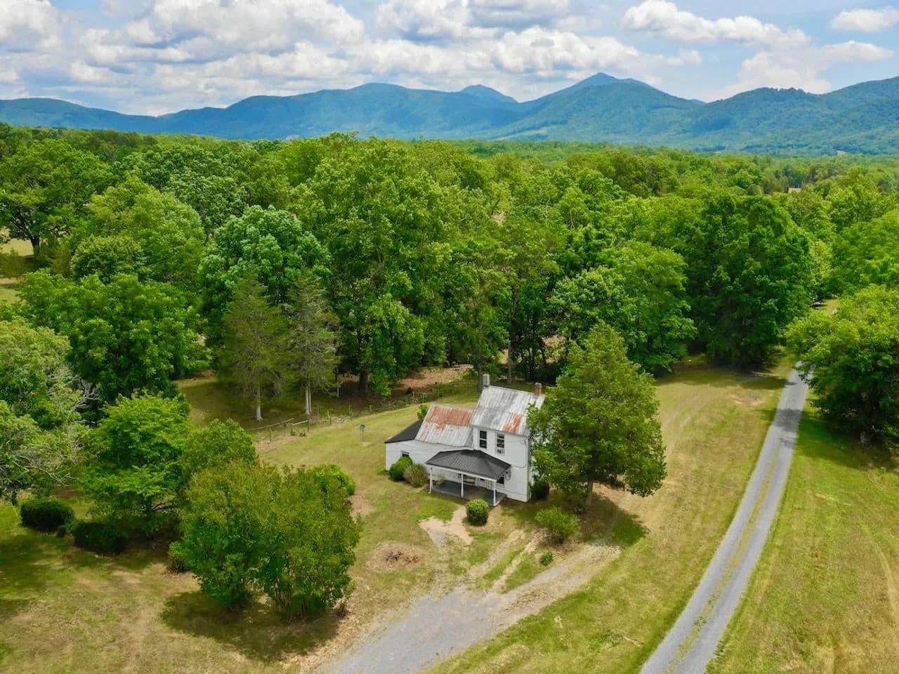 Clear Springs Homestead: Blue Ridge Farmhouse On .7 +/- Acres For Sale Bedford County, VA - Montvale, Virginia, 24122