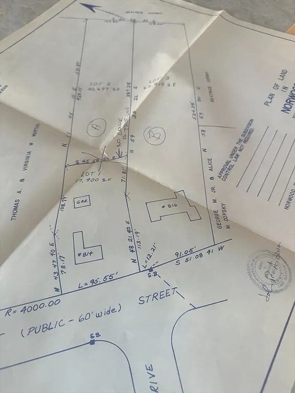 Vacant Land in Norwood