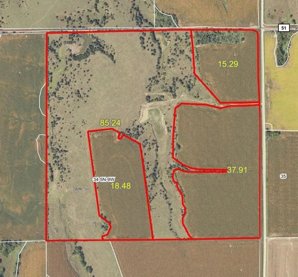 Post Farms 239.75 +/- Acres in Adams County, Nebraska For Sale - Pauline, Nebraska, 68941