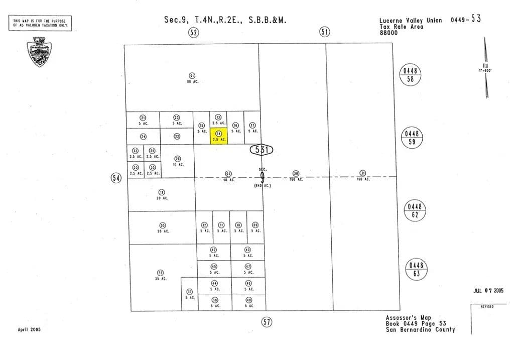 Vacant Land in Lucerne Valley - Lucerne Valley, California, 92356