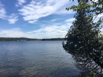 In-town parcel with pristine frontage on Moosehead Lake