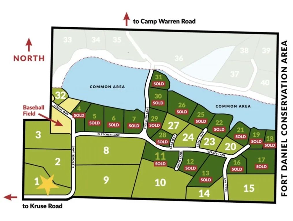 Property from Lot 1 Fletcher Lane - KW