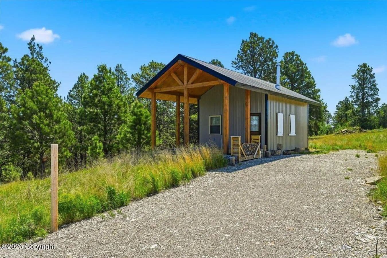 40 Acres with Secluded Off-Grid Cabin - Oshoto, Wyoming, 82721