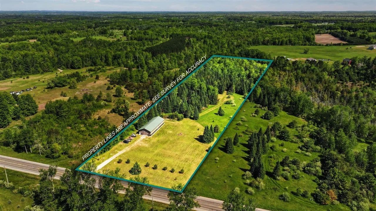 Property from 5515 E M 113 - KW - Kingsley, Michigan, 49649