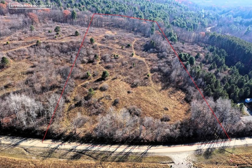 9.5 acres Recreational Land and Building Lot in Urbana NY Two Rod Road in the Finger Lakes Region