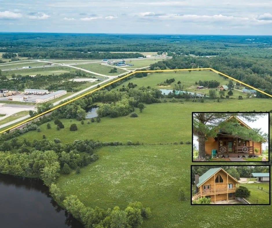 Crawford County Missouri Log Home For Sale | Near Cuba, MO - Cuba, Missouri, 65453