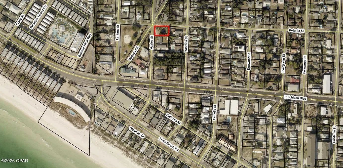 Property from 601 Azalea Street - KW - Panama City Beach, Florida, 32407