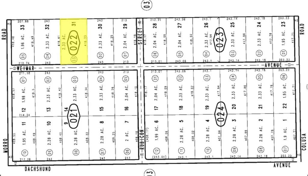 2.33 Acres of Land for Sale in Apple Valley, CA - Apple Valley, California, 92307