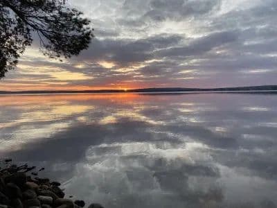 Schoodic Lake Sunsets