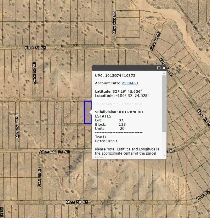 Land -Single Family Acreage in Rio Rancho - Rio Rancho, New Mexico, 87144