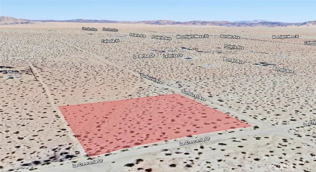 Property from 0 Sunburst Avenue - KW - Joshua Tree, California, 92252