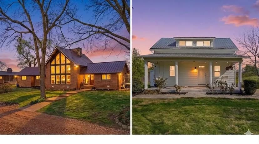 20 Minutes from Downtown Nashville 2 Homes on 15-Acres in Cheatham County