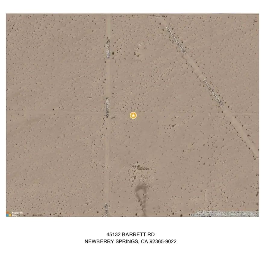 Property from 45132 BARRETT RD - KW - Newberry Springs, California, 92365