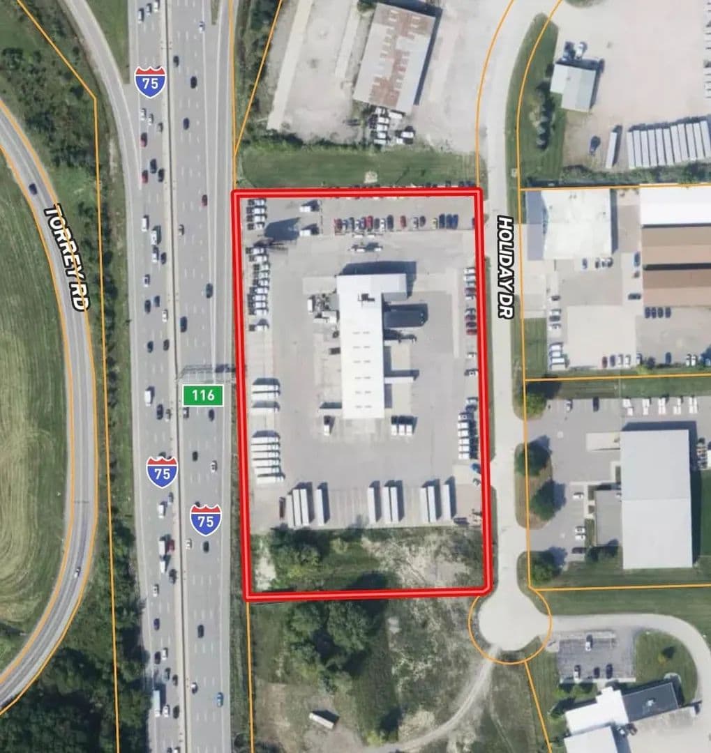 Trucking Terminal, 4.7 acres, GM Truck Plant, Bishop Airport, Flint MI - Flint, Michigan, 48507