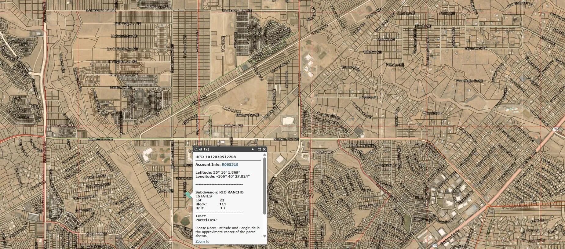 Property from Moccasin (U13 B111 L22) Drive NE #13 - KW - Rio Rancho, New Mexico, 87124