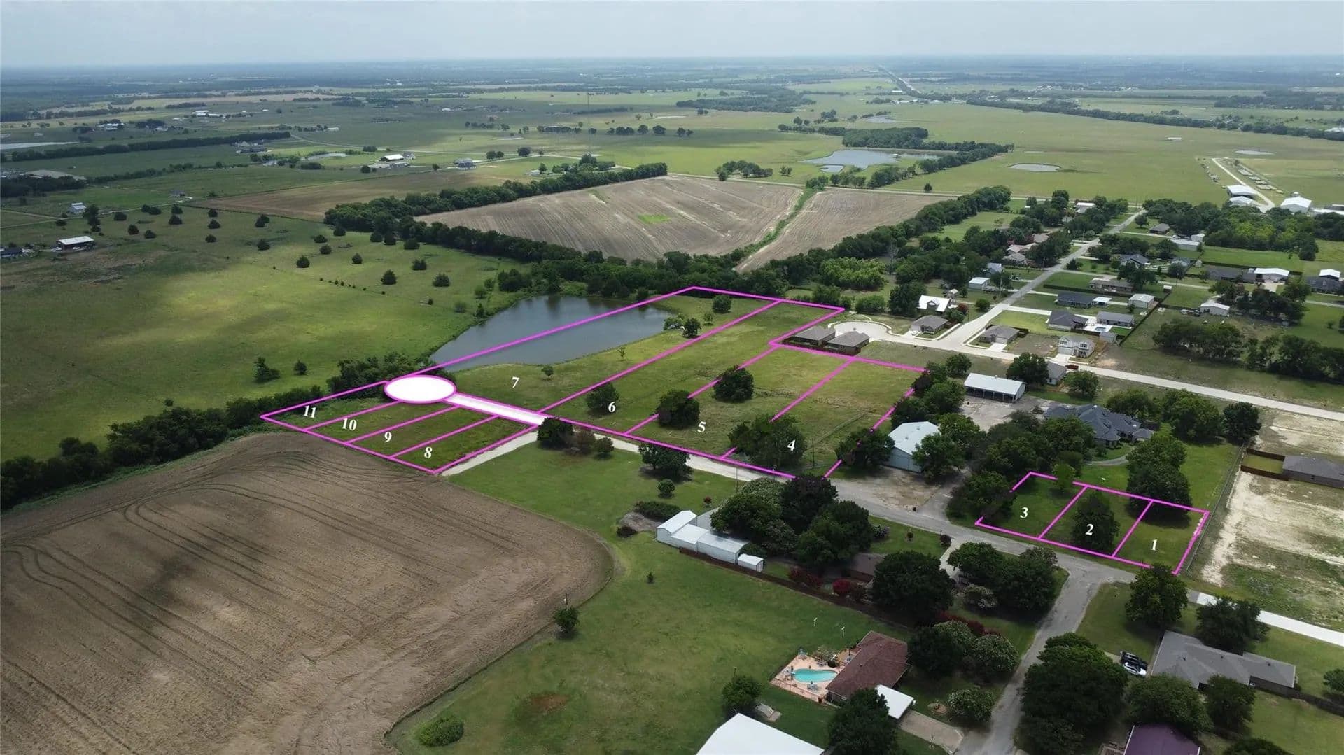 9.55 Acres of Land for Sale in Leonard, TX - Leonard, Texas, 75452