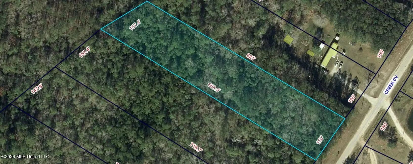 Property from 26252 Creek Cove - KW - Perkinston, Mississippi, 39573