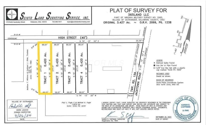 Property from 0 E High Street #Tract 1 - KW