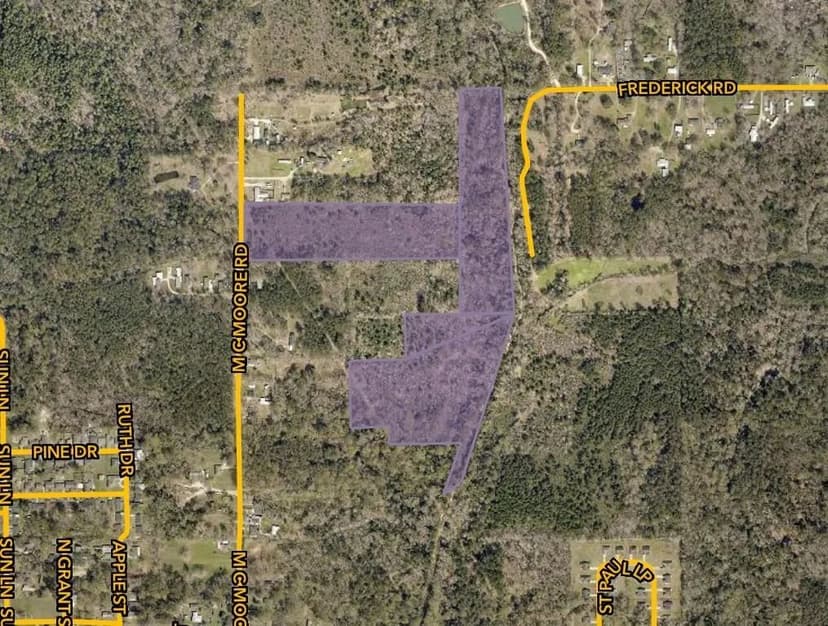 Property from 32 +/- AC M C MOORE Road - KW