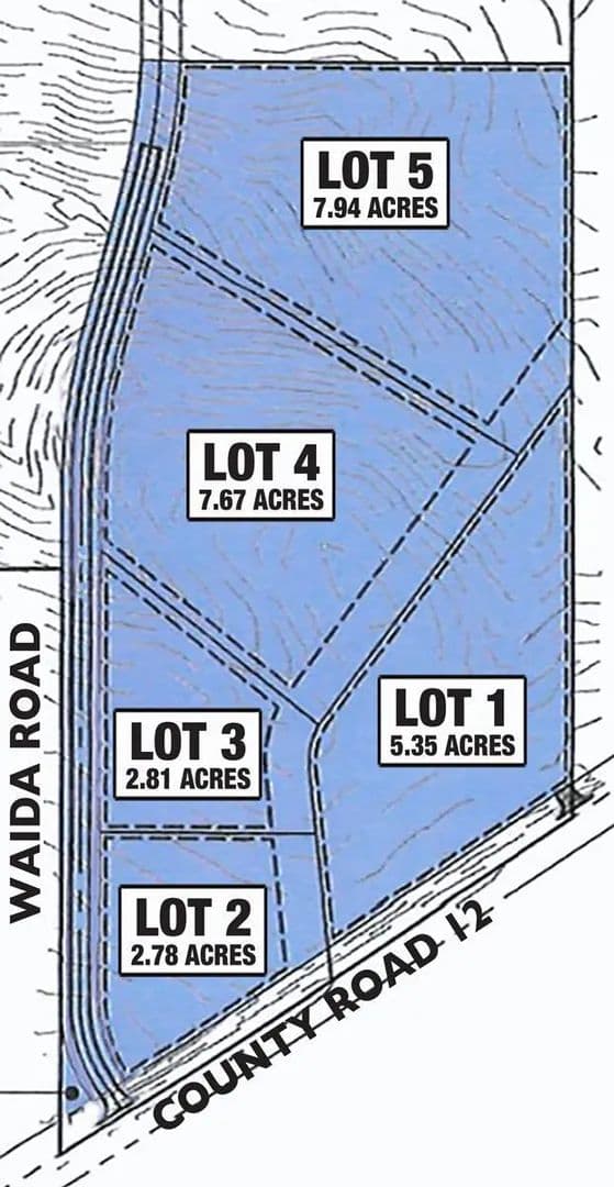 Property from TBD Lot 4 Waida Road - KW