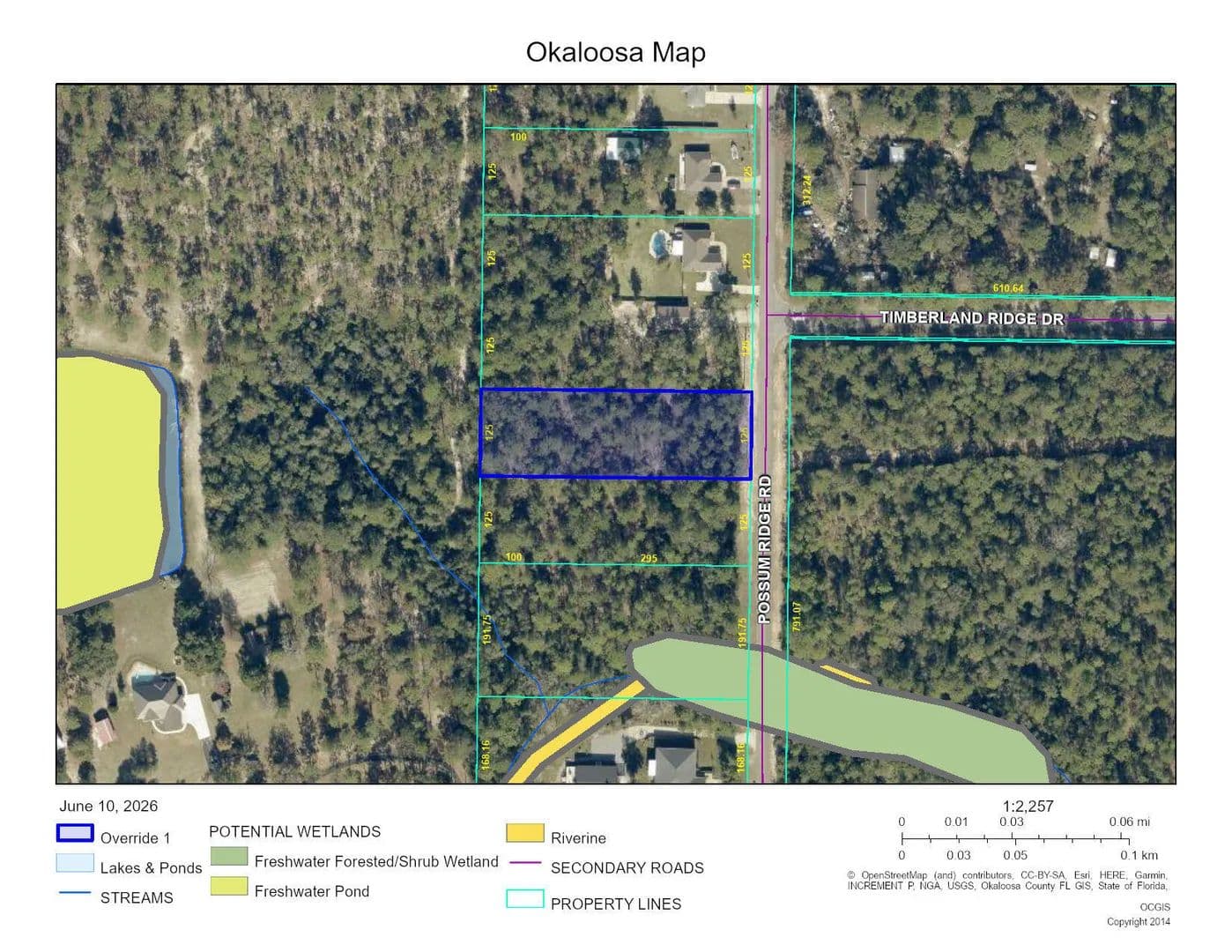 Property from 1.12 Acres Possum Ridge Road - KW - Crestview, Florida, 32539