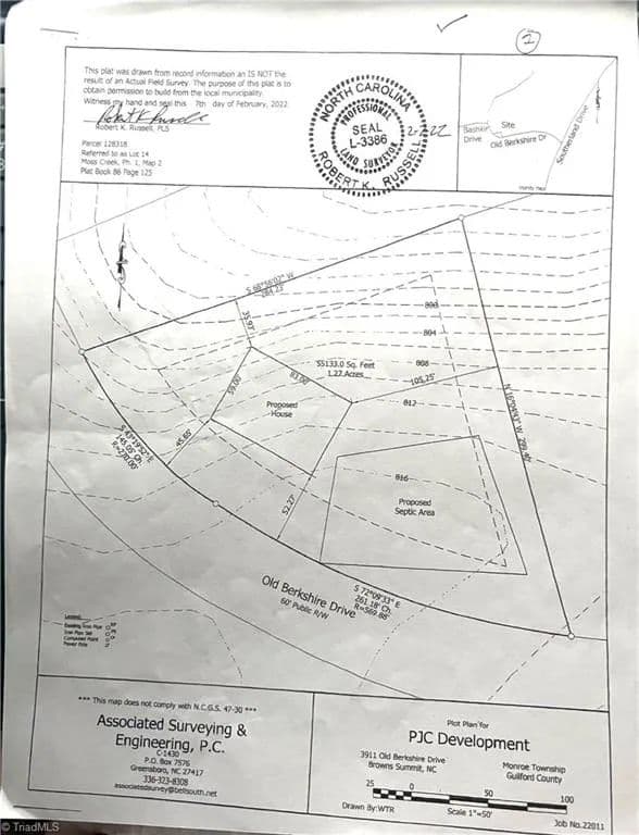 Vacant Land in Browns Summit - Browns Summit, North Carolina, 27214