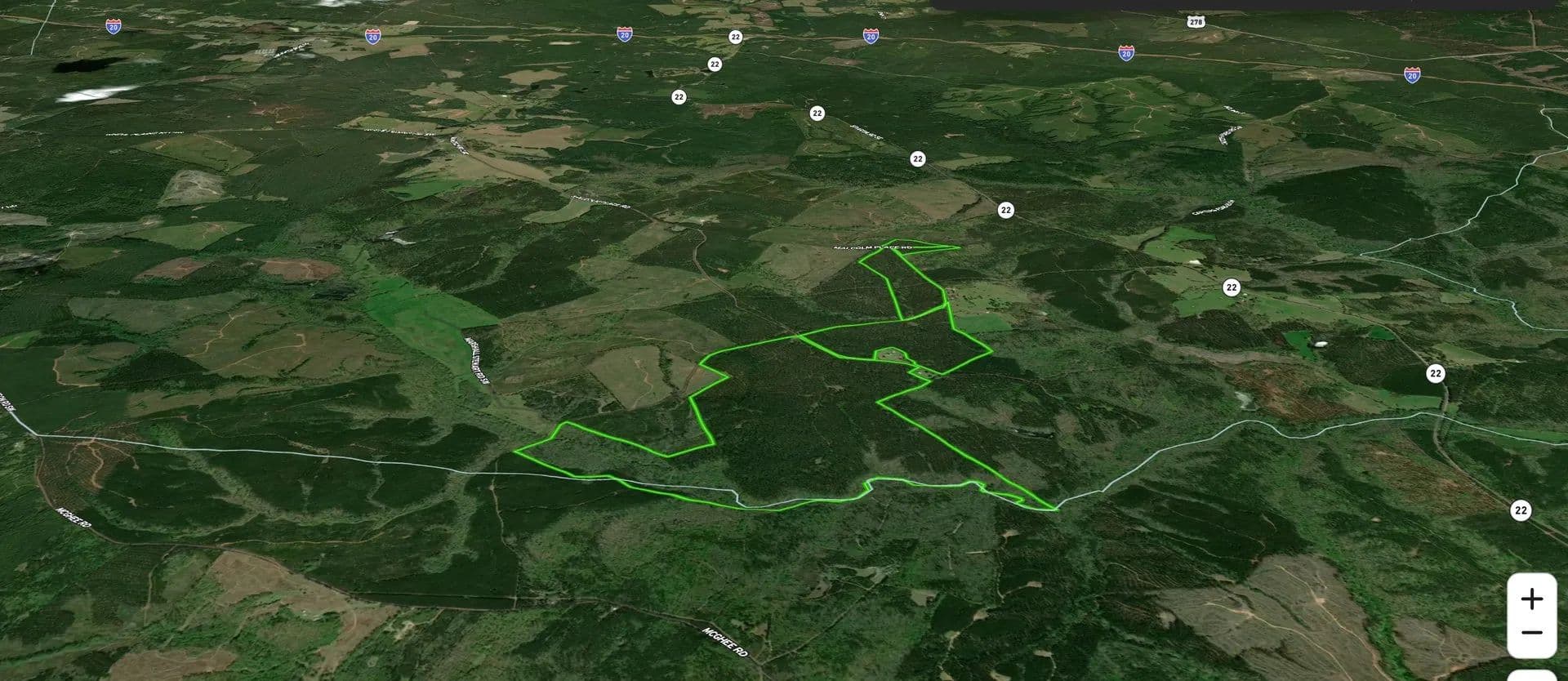 638-Acre Timberland Tract in Taliaferro County, GA - Crawfordville, Georgia, 30631