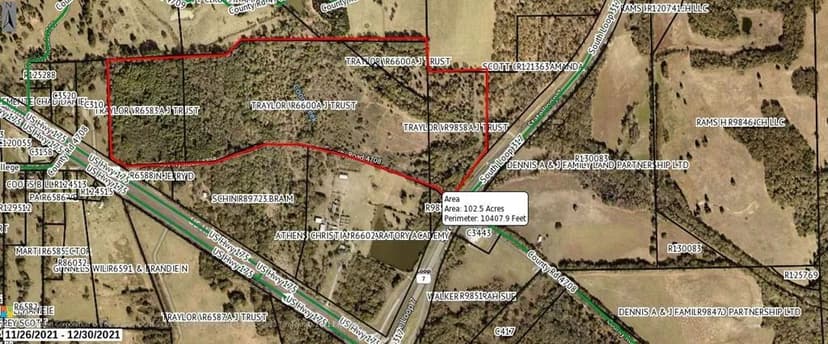 Property from Off of Hwy 175 E - KW