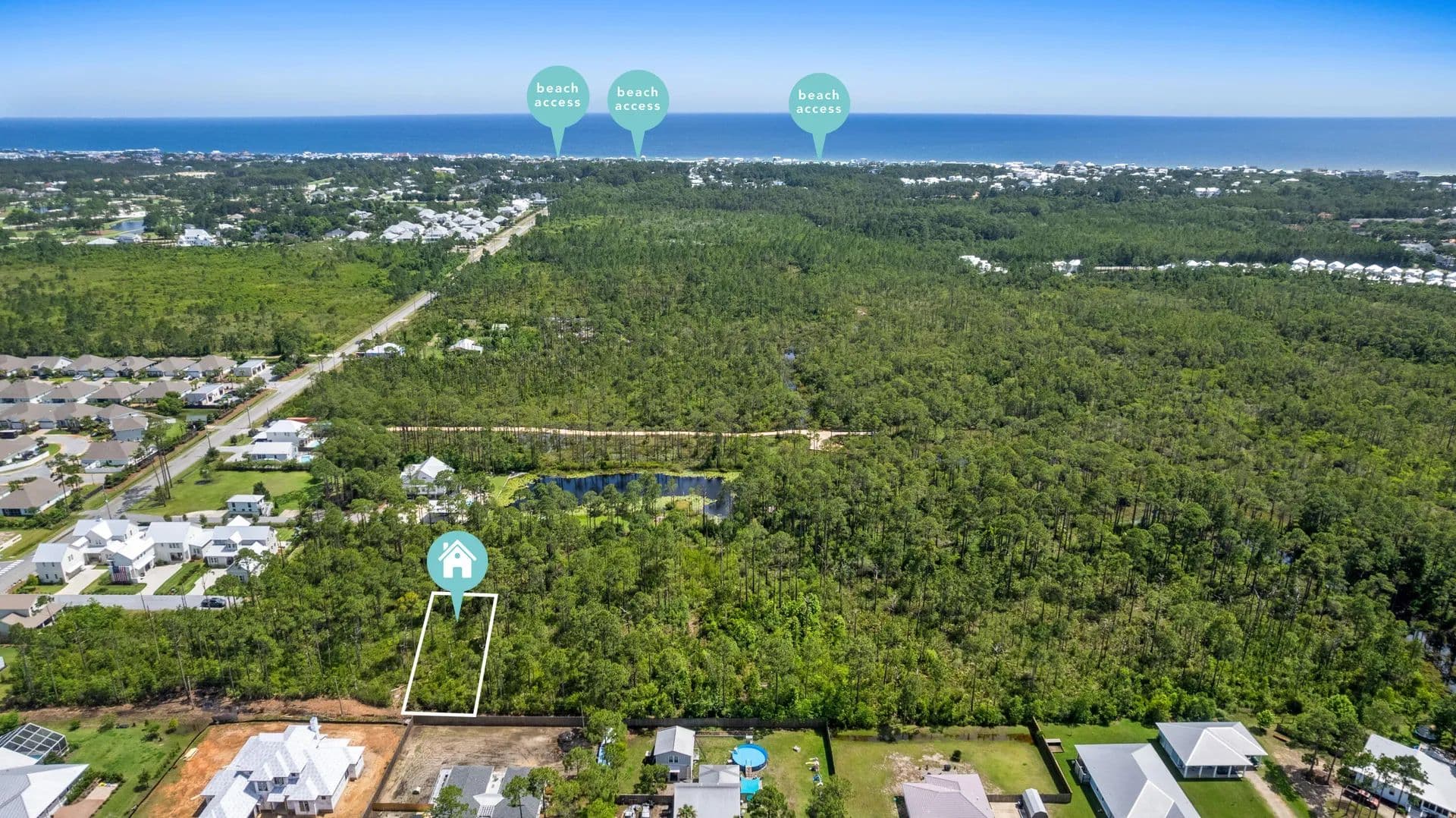 Property from TBD 50' Narrows Way - KW - Santa Rosa Beach, Florida, 32459