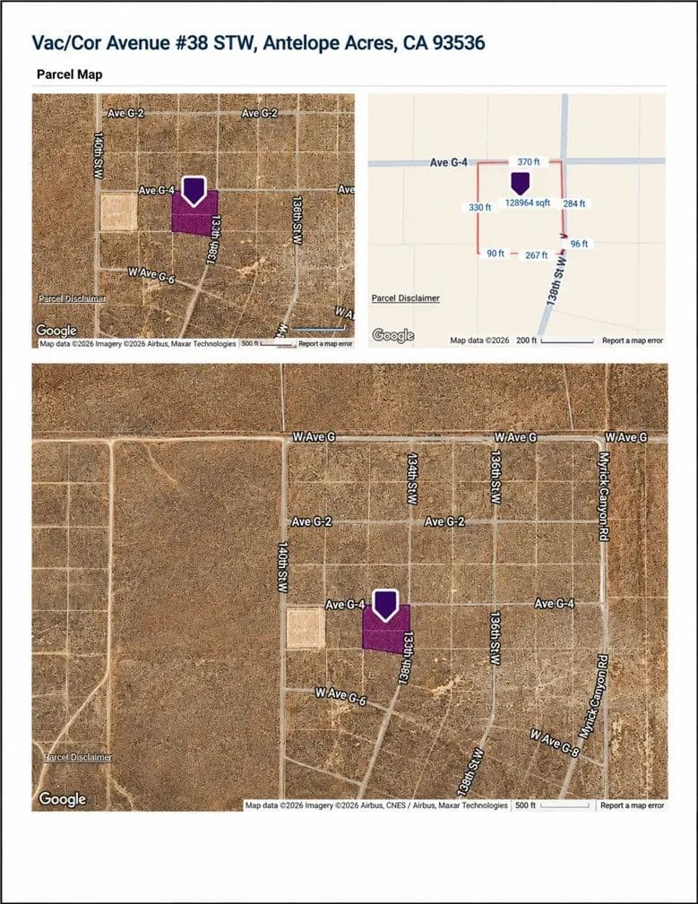 Vacant Land in Antelope Acres - Antelope Acres, California, 93536
