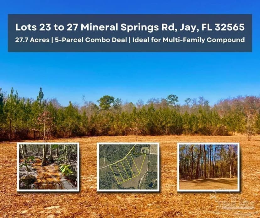 Property from Lots 23 to 27 Mineral Springs Rd - KW