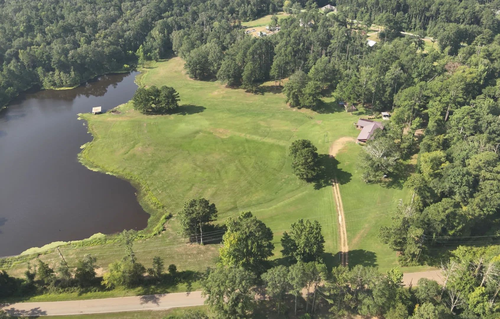 13.93 Acres with a Home in Hinds County at 5267 Tank Road in Terry, MS - land for sale
