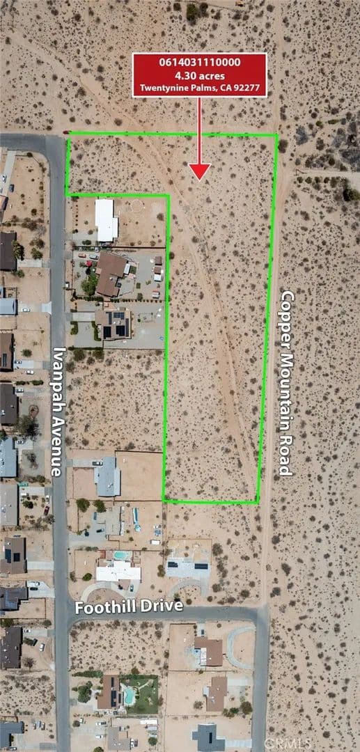 Vacant Land in 29 Palms - land for sale