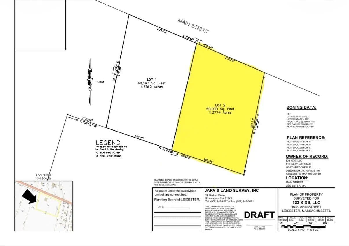 Vacant Land in Leicester - Leicester, Massachusetts, 01524