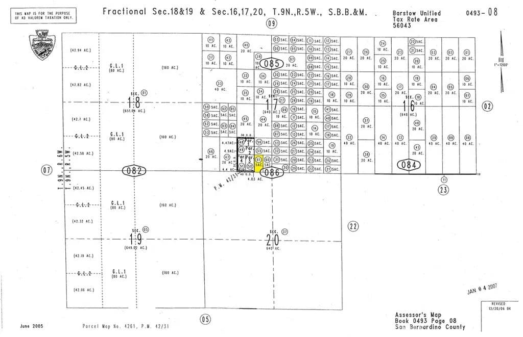 Vacant Land in Barstow - Barstow, California, 92311