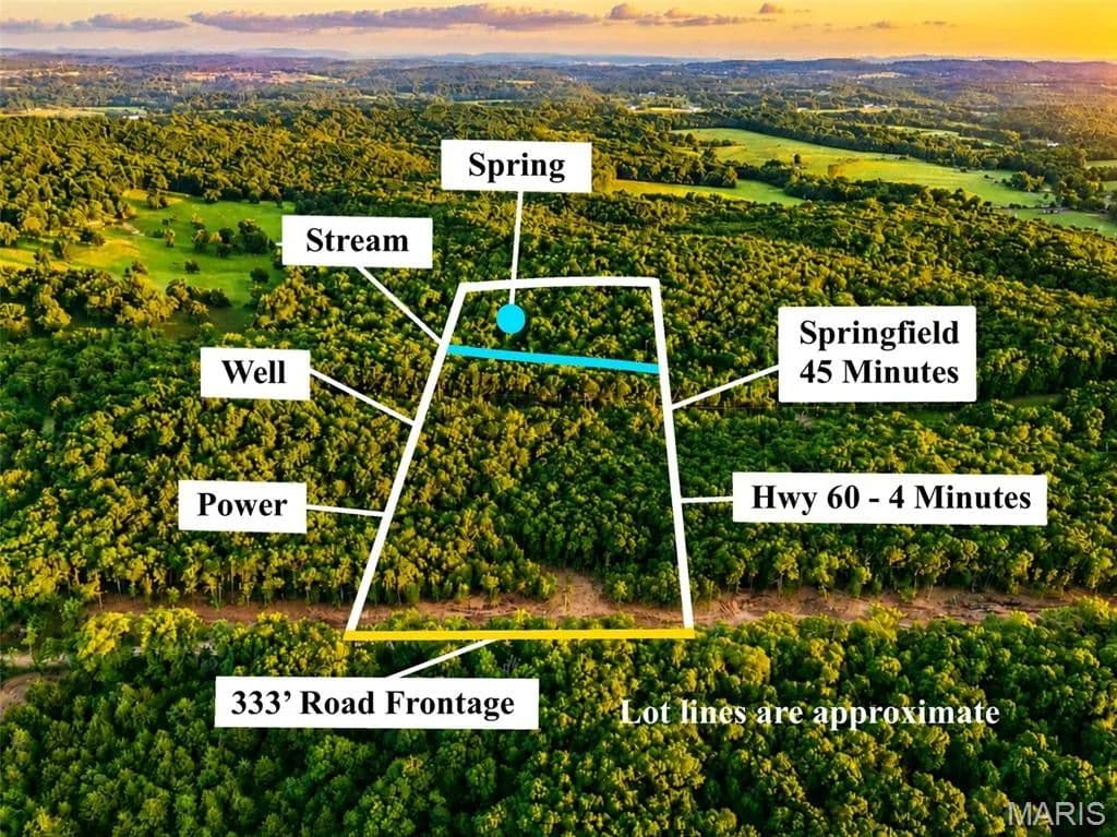 10 Acres of Land for Sale in Mansfield, MO - Mansfield, Missouri, 65704