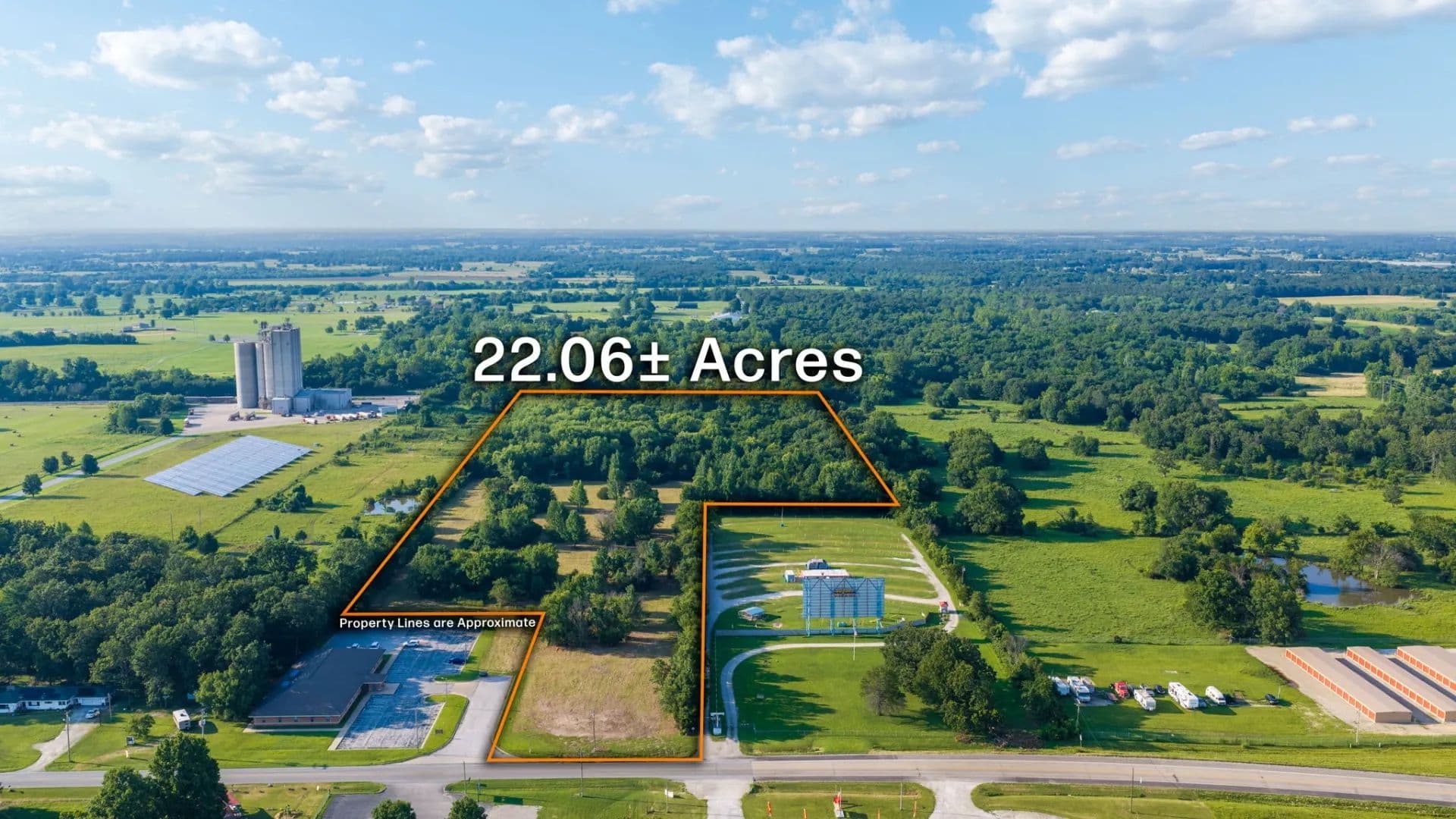 Prime 22-Acre Property w/Commercial Frontage, Privacy, & Natural Beauty – Lawrence County - Aurora, Missouri, 65605