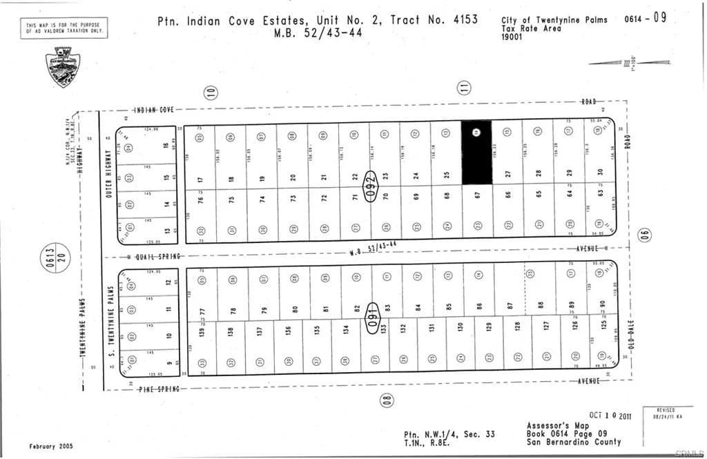 Land -Single Family Acreage in Twentynine Palms - Twentynine Palms, California, 92277