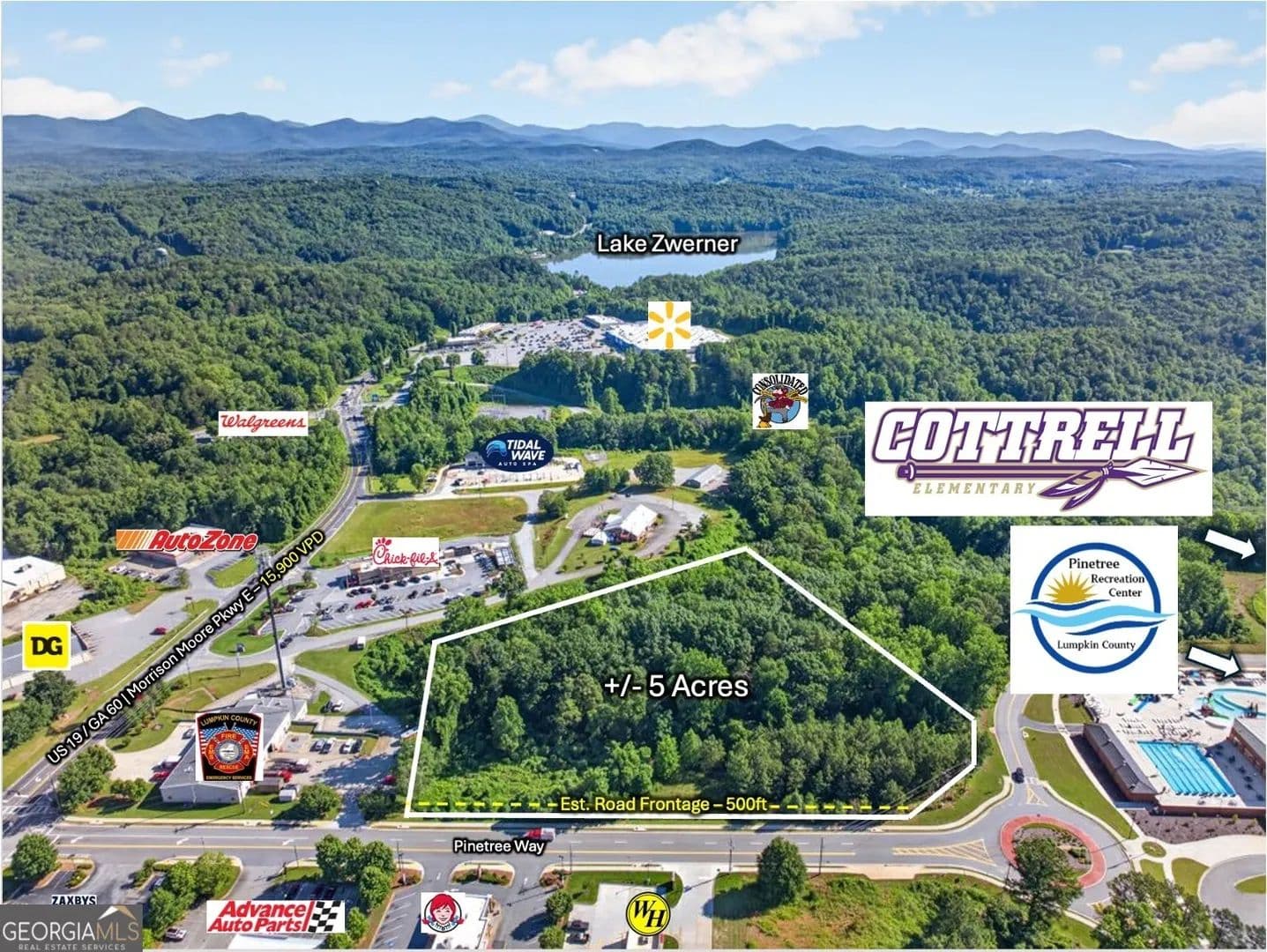 Property from 0 Pinetree Way - KW - Dahlonega, Georgia, 30533